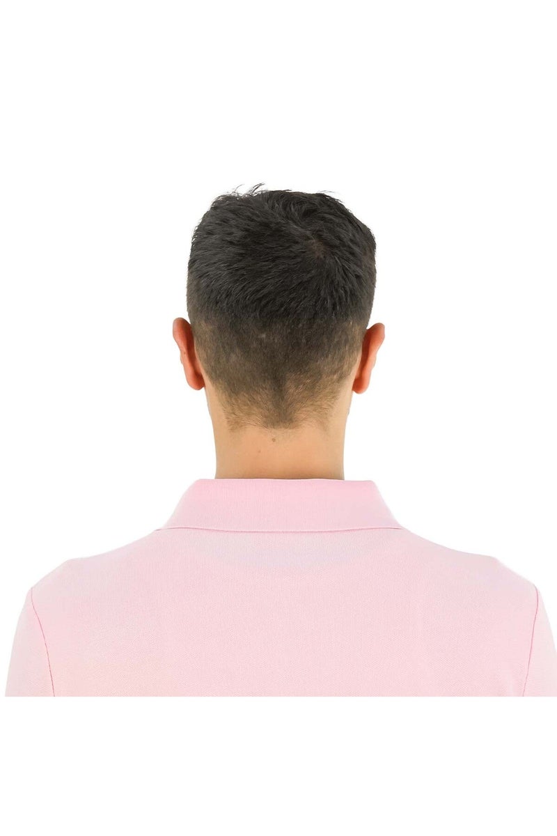 GIORDANO Men's Pink Performance Polo Shirt - Image 5